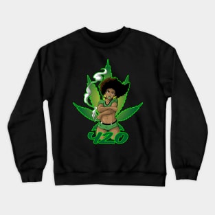 weed girl 1 Crewneck Sweatshirt